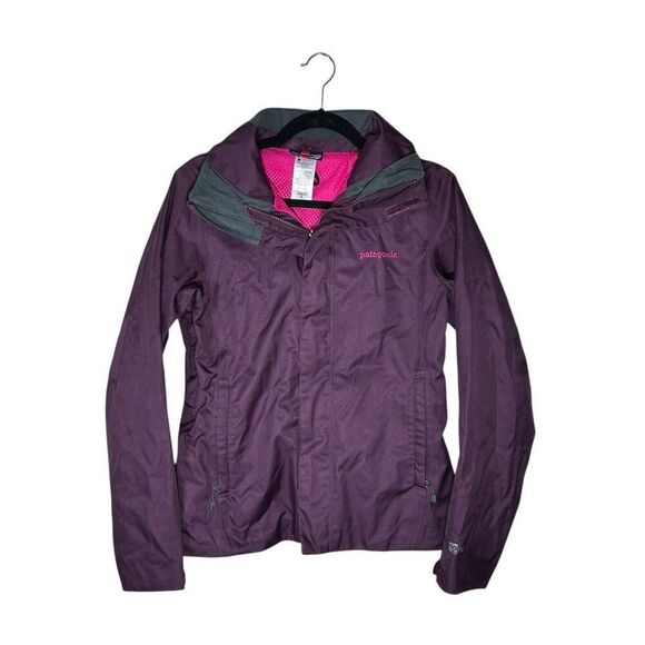 Patagonia Women's Purple Ski Jacket with Pink Highlights - Picture 1 of 13